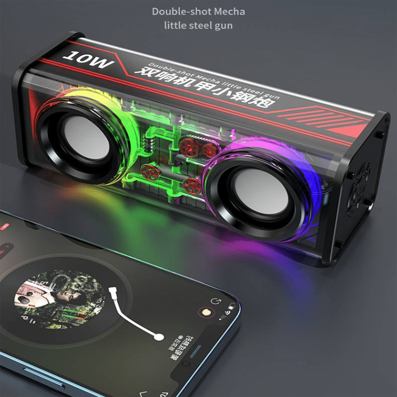 Mecha-V8-10W-Transparent-RGB-Bluetooth-Speaker-3
